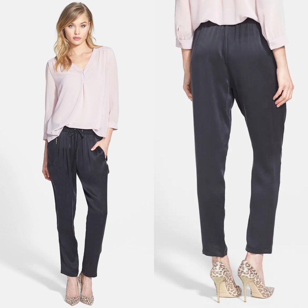 PAIGE DENIM Shani Track Pants Black